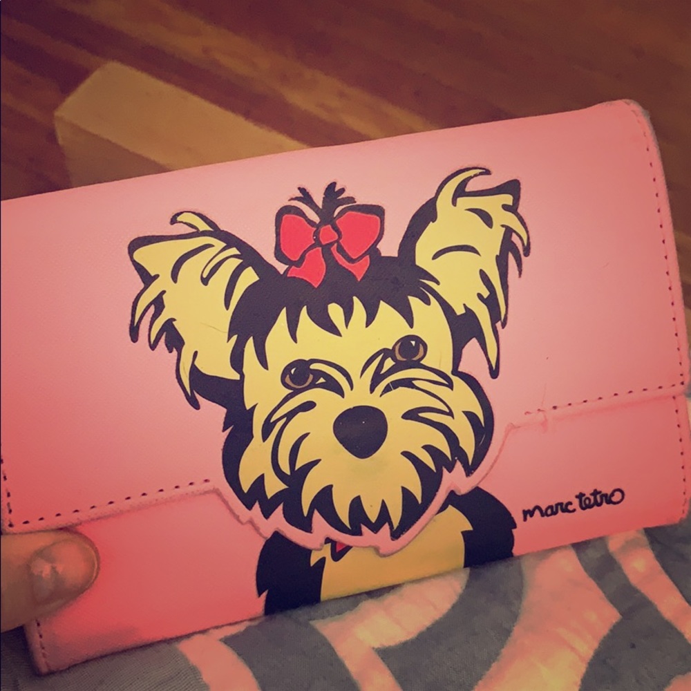 Pink Mark Tetro Puppy Wallet